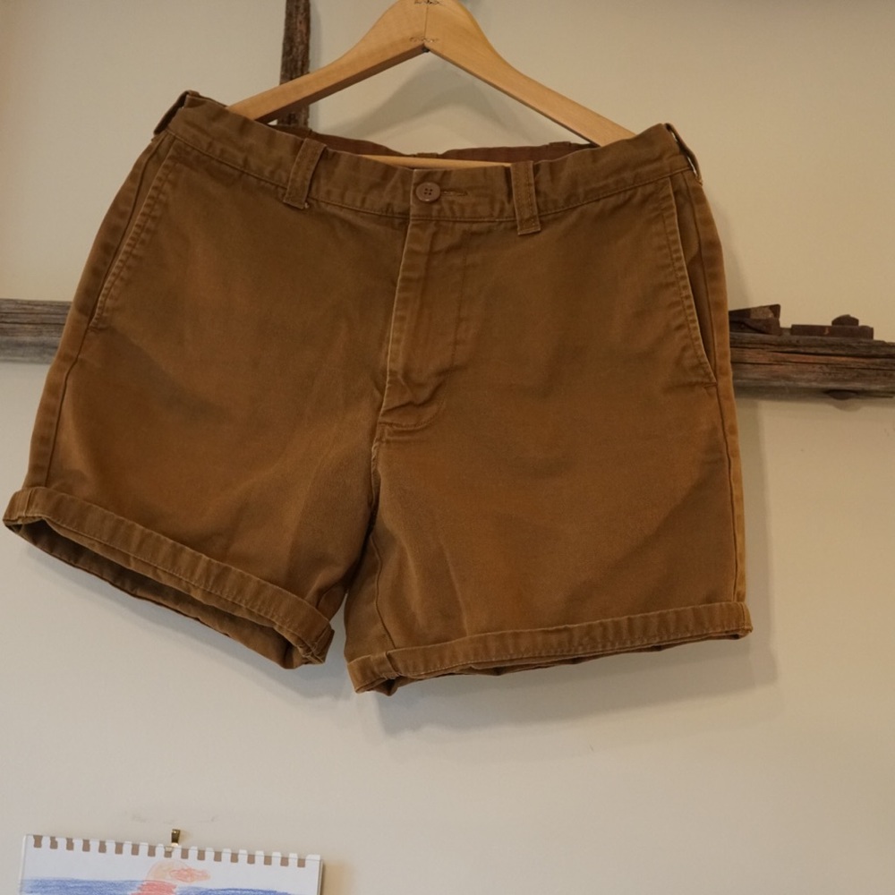 Brown JCrew short! A fruitful find!